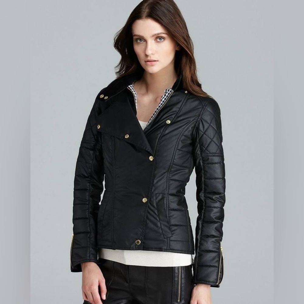Barbour Axle Moto Jacket - waxed cotton - size 44